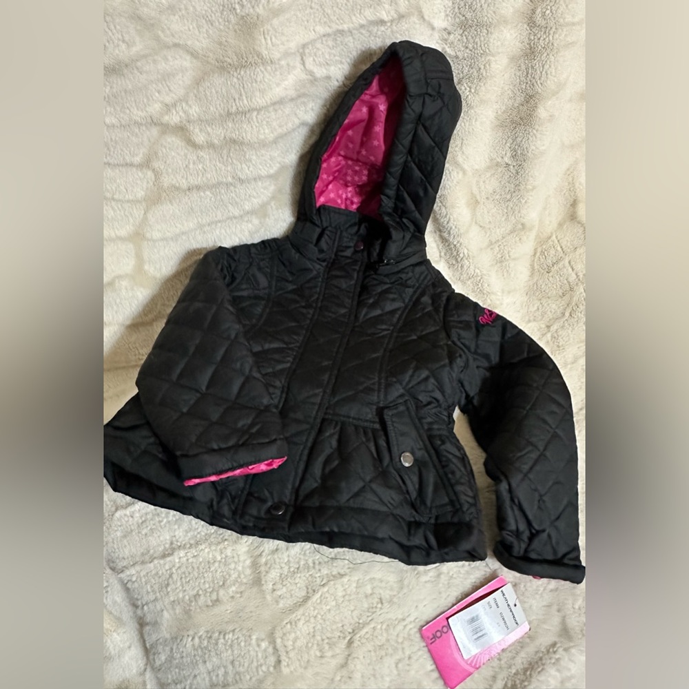 NEW Weatherproof Girls Black Jacket